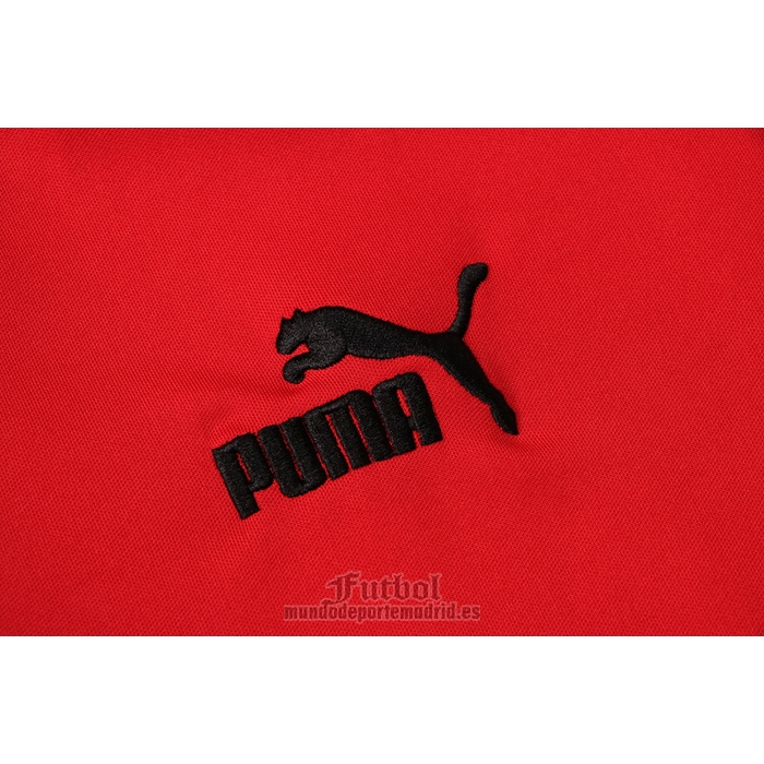 Chandal del AC Milan Manga Corta 2021-2022 Rojo